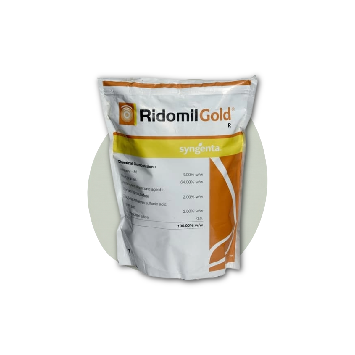 Ridomil Gold Fungicide by Syngenta (Metalaxyl 4% + Manconzeb 64%) Fungal Diseases Control