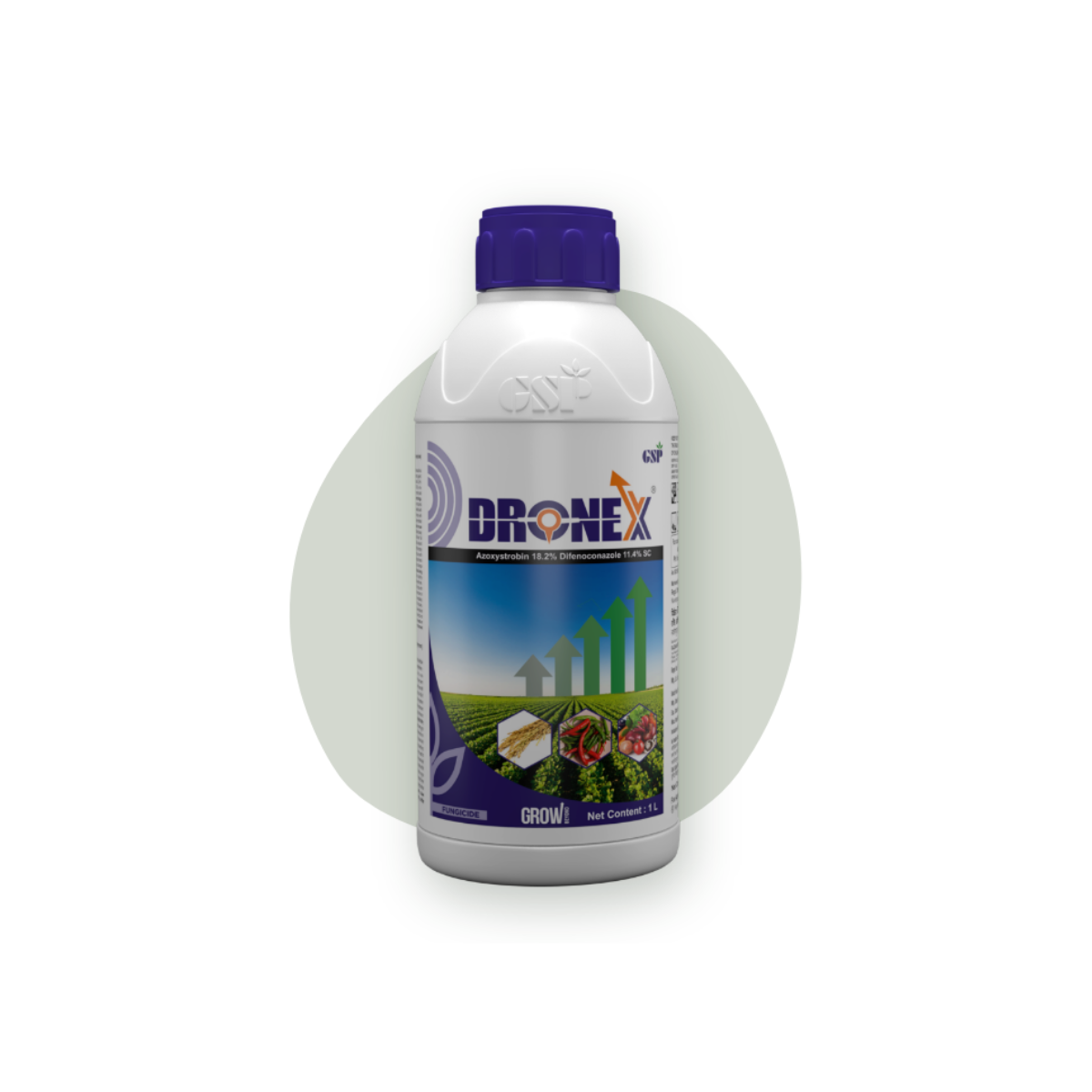 GSP Dronex Azoxystrobin 18.2% + Difenoconazole 11.4% SC Fungicide