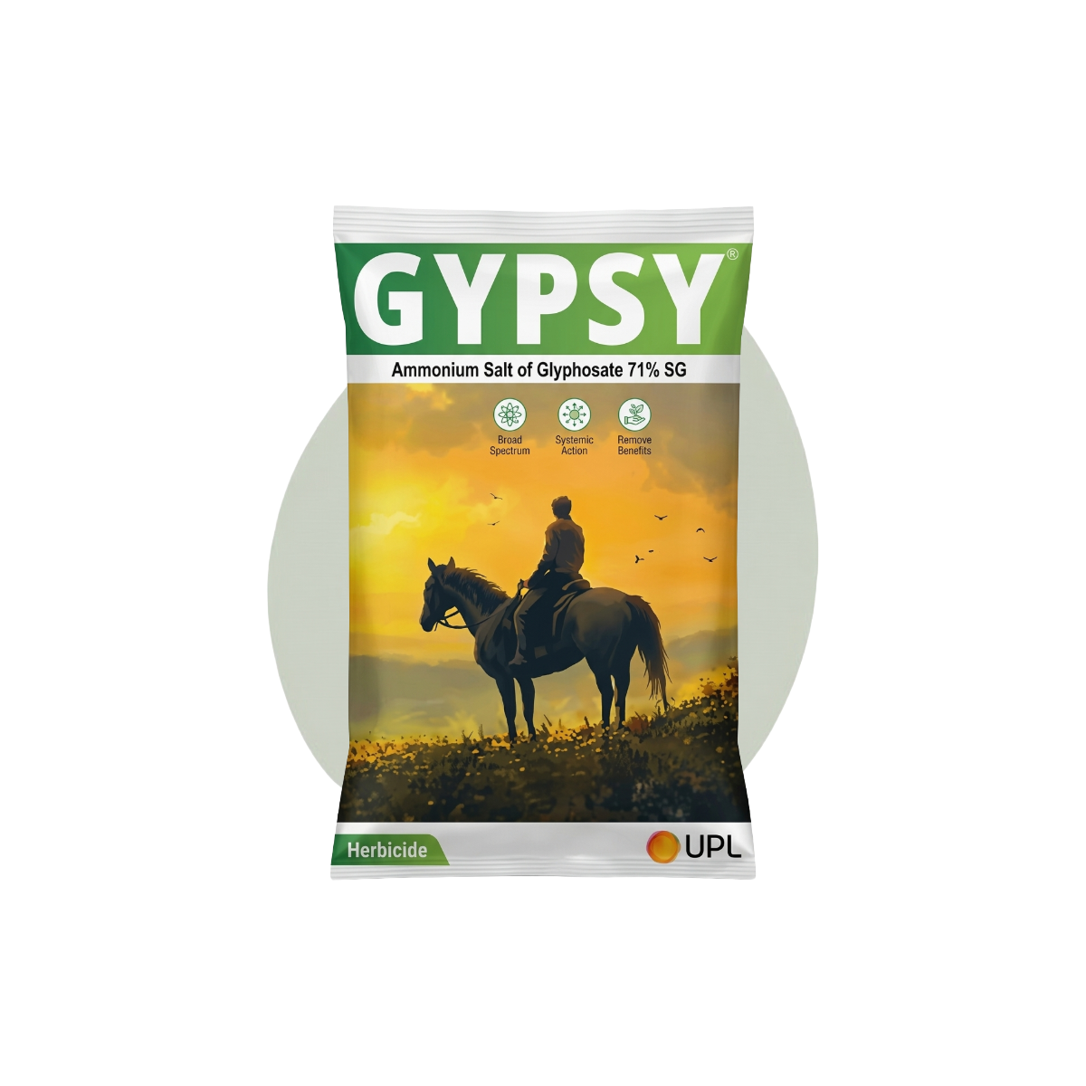 UPL Gypsy Herbicide (Glyphosate 71% SG) | Systemic Weed Control