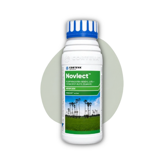 Novlect Herbicide – Advanced Weed Control for Paddy with Rinskor® Technology Florpyrauxifen-benzyl 2.13% w/w + Cyhalofop-butyl 10.64% w/w EC