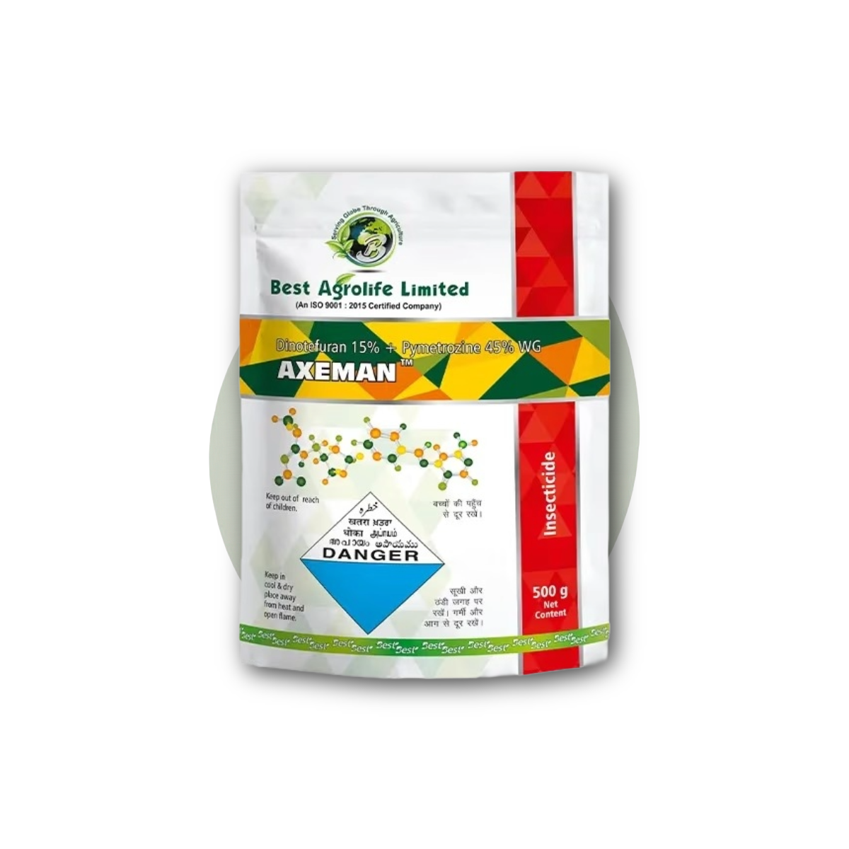 Best Agro Axeman Insecticide 333g Dinotefuran Pymetrozine WG – BPH Control Paddy | Kisaan24